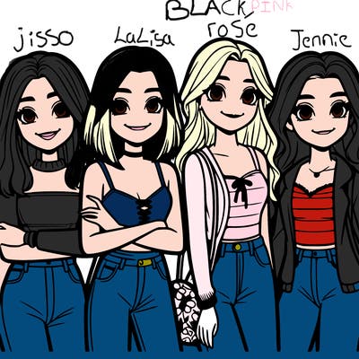 4 teenage girls