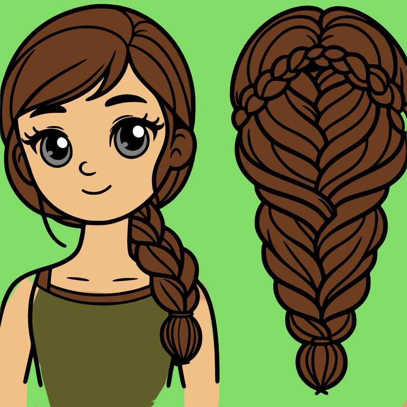 girl with braid