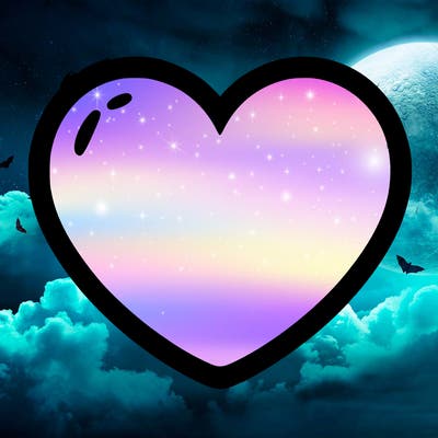 a blank heart