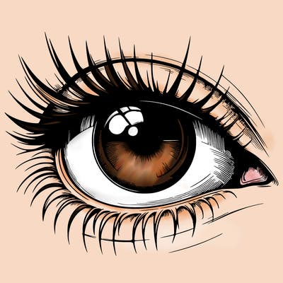 realistic eye