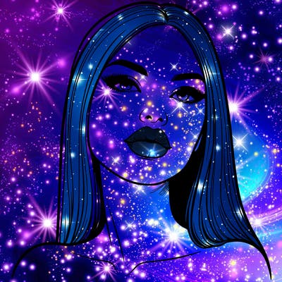 realistic woman with full lips