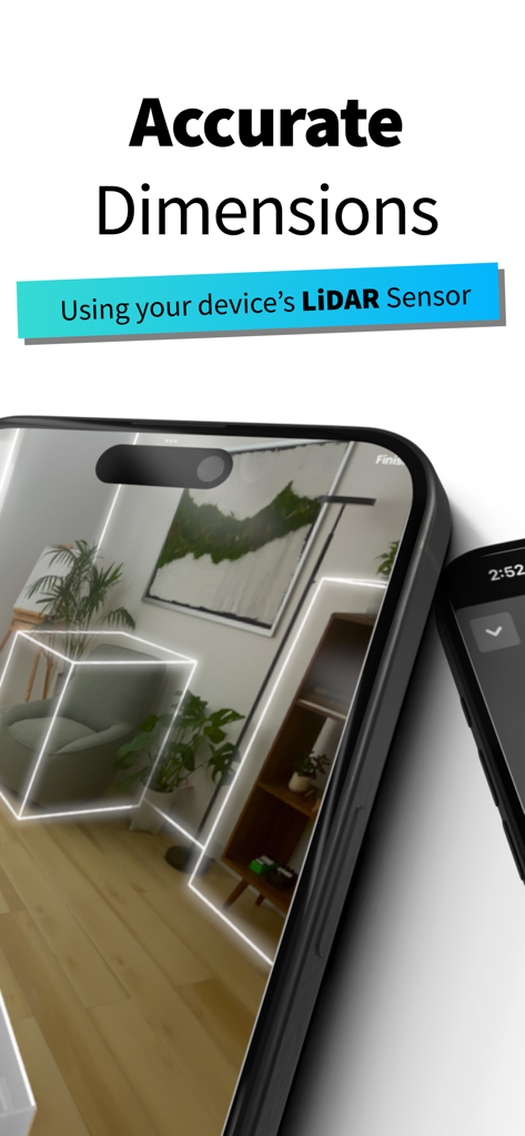 RoomPlan - Interior 3D Scanner - Smartphone using LiDAR sensor for accurate 3D room dimension scanning