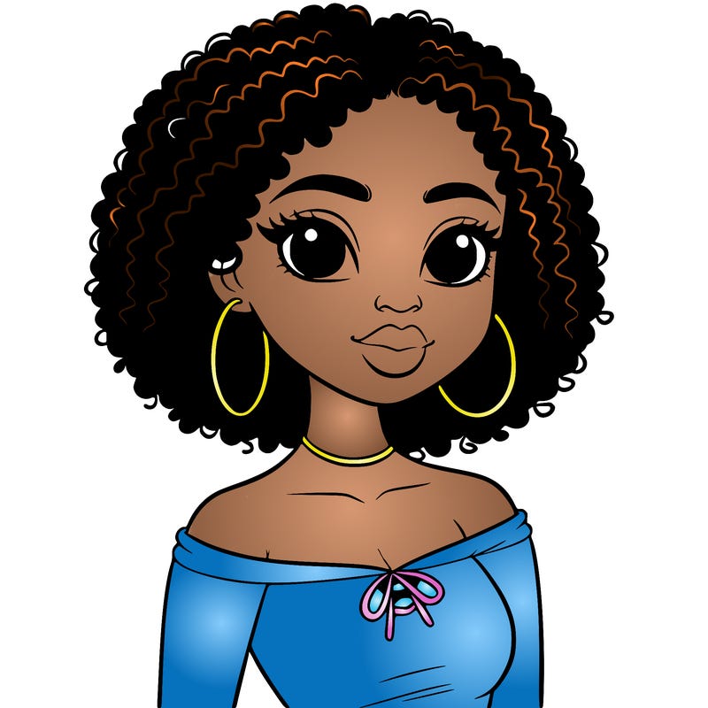 beautiful black girl