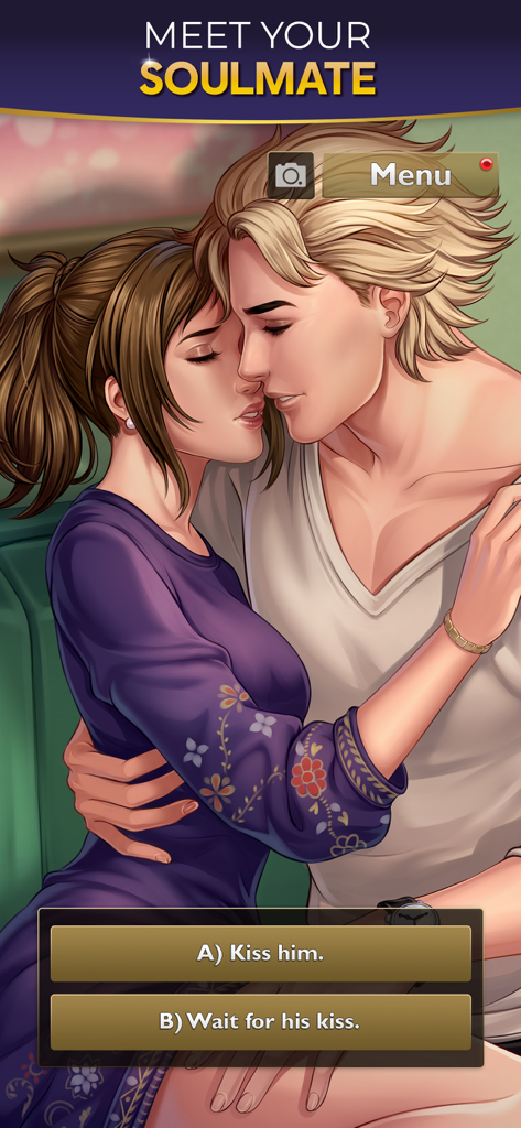 Is It Love? Gabriel - Journeys - A romantic interactive scene in Is It Love Gabriel where players choose their next move with a love interest