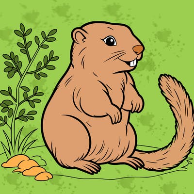 yellow bellied marmot