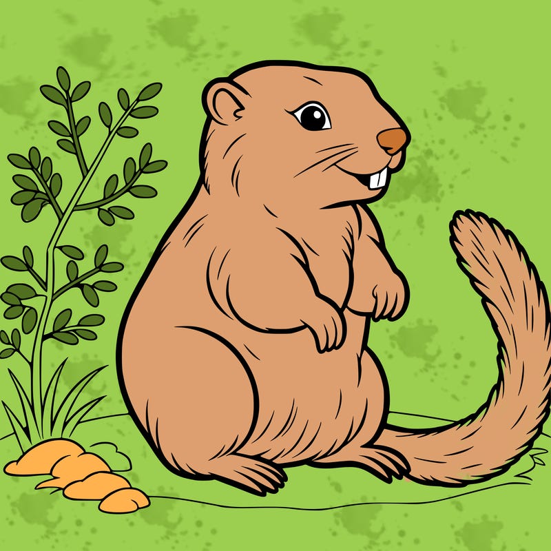 yellow bellied marmot