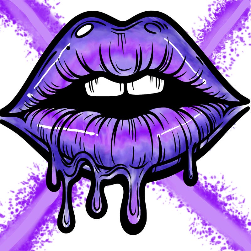 lips that look realistic and drip