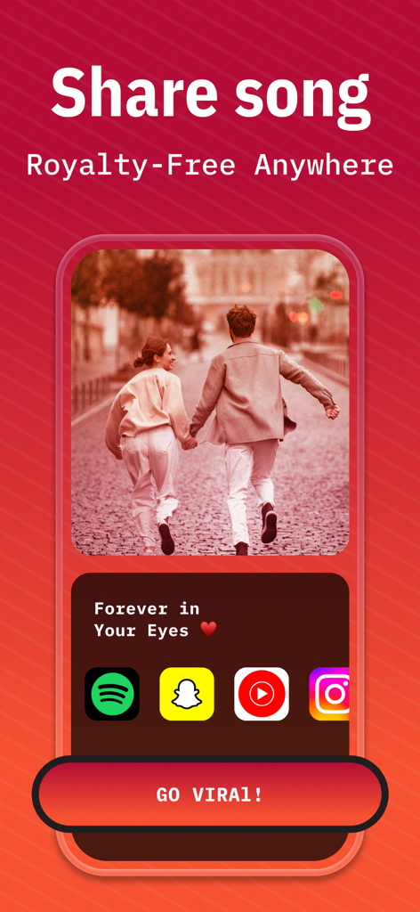 AI Music creator & Song writer - Sharing screen for royalty-free AI generated music to social media platforms like Spotify Instagram and YouTube