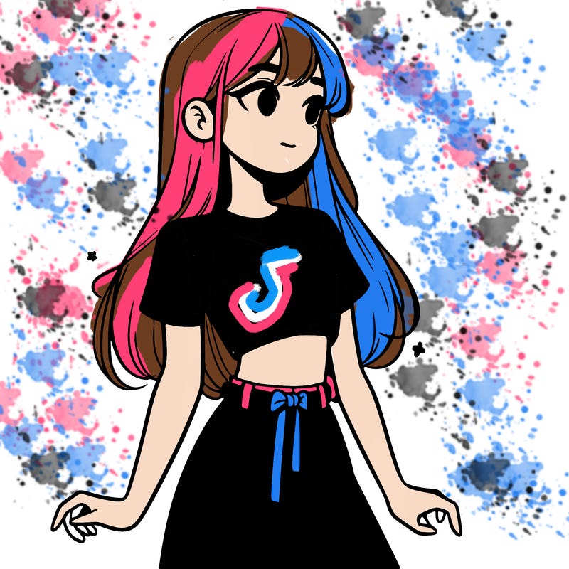 girl in a cute crop top