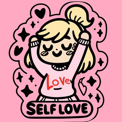 self-love sticker