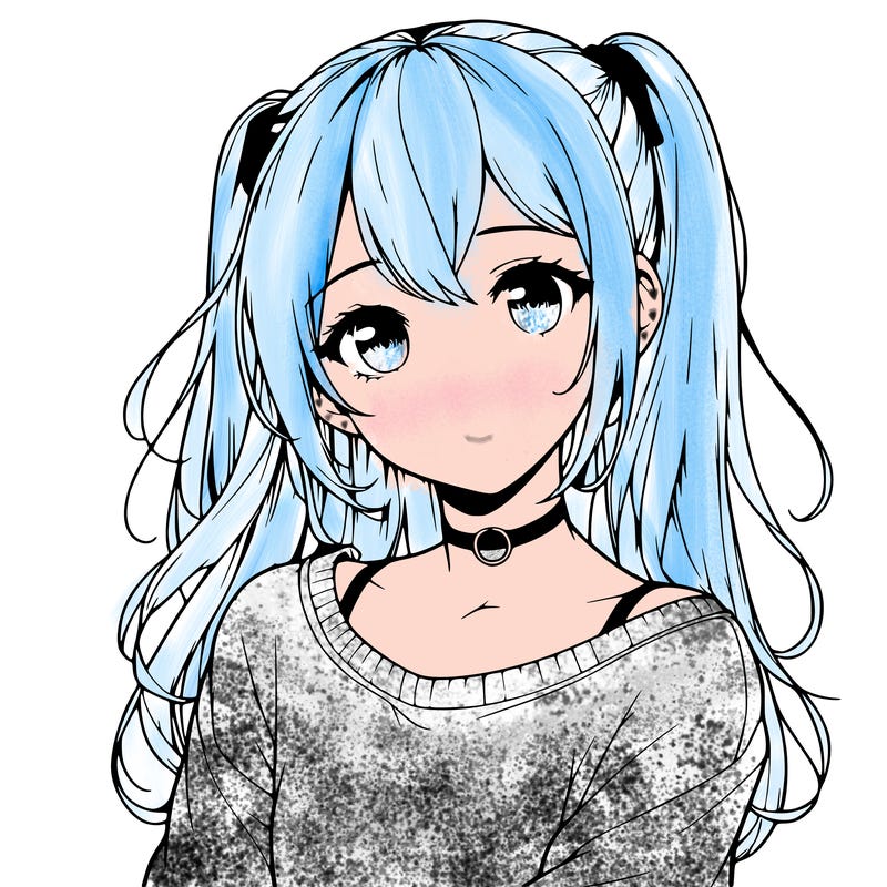 realistic anime girl