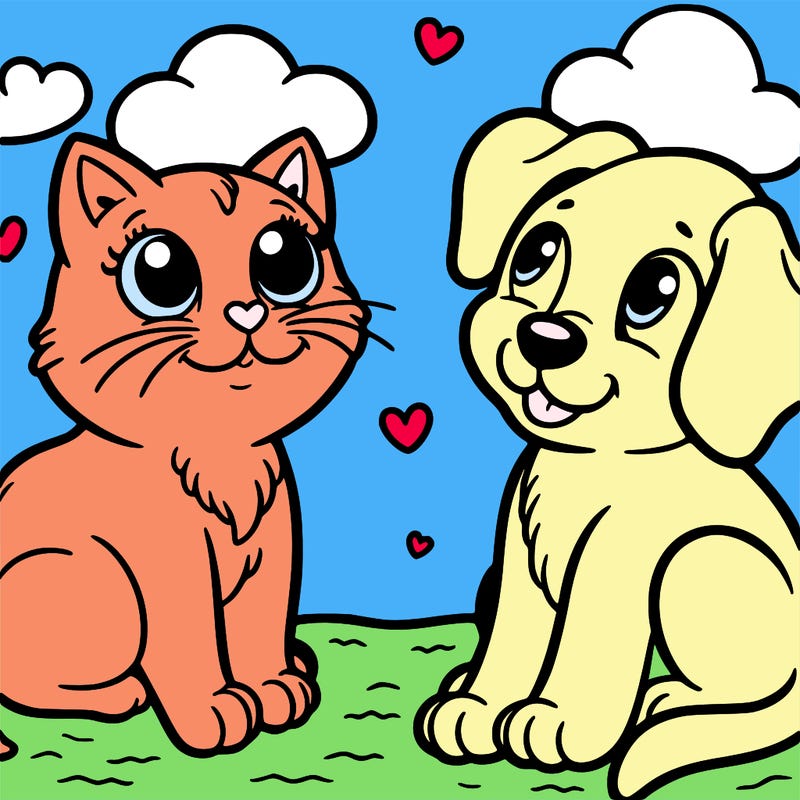 cat and dog