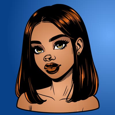 realistic black girl