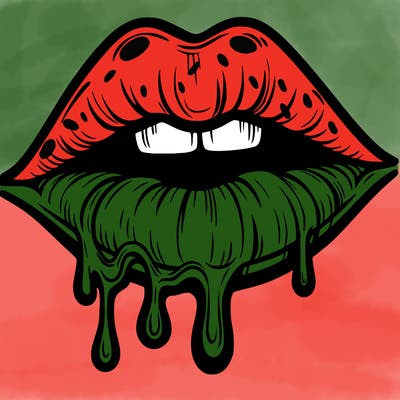 lips that look realistic and drip