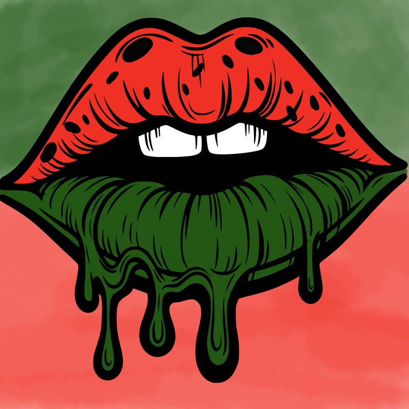 lips that look realistic and drip