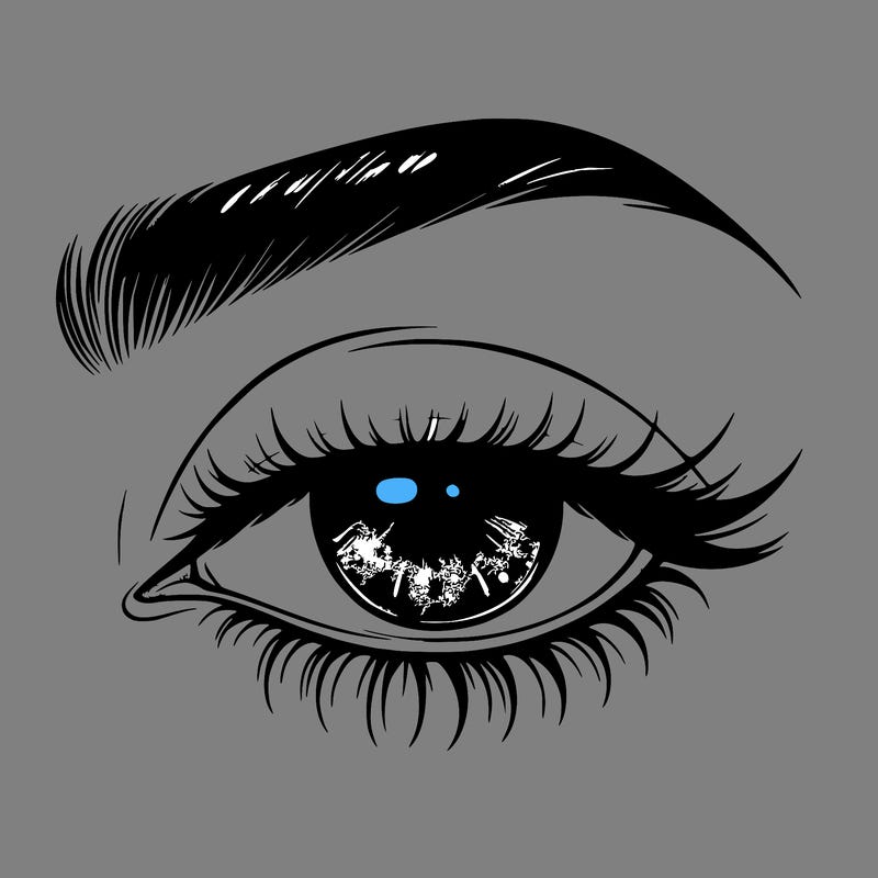 eye closed realistic