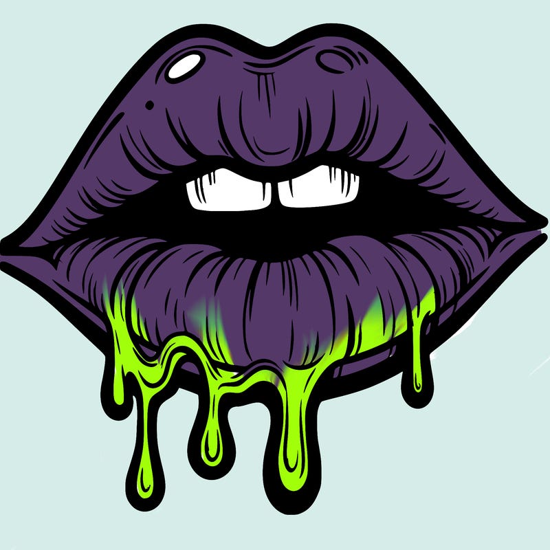 lips that look realistic and drip