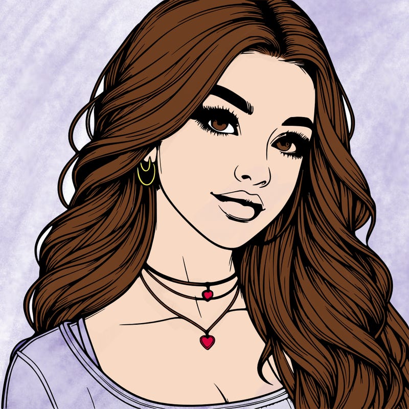 detailed realistic girl