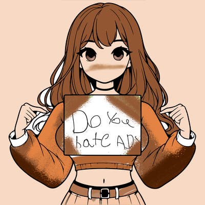 girl holding a blank sign in a long sleeve crop top