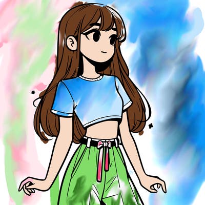 girl in a cute crop top