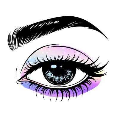 eye closed realistic