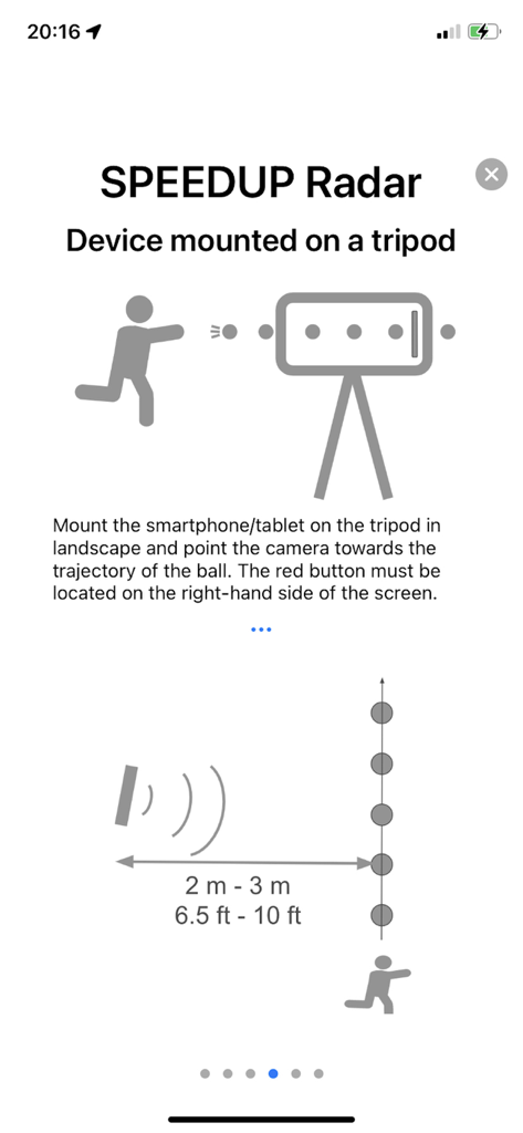 SPEEDUP Cricket - Instructions for mounting a device on a tripod to measure cricket bowling speed