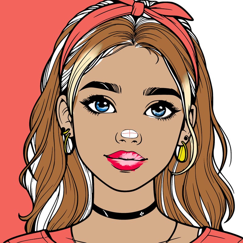 realistic teenage girl