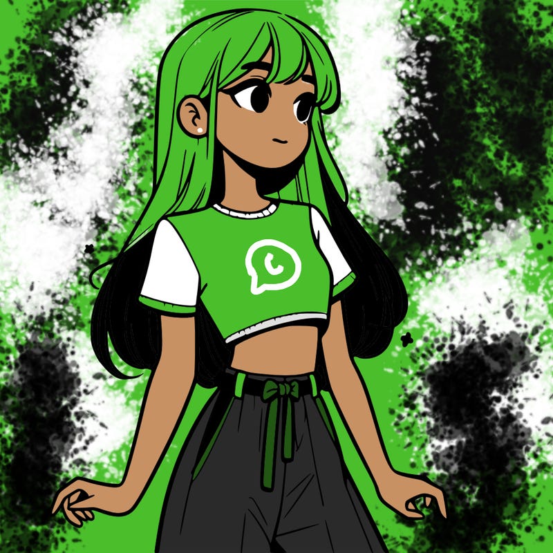 girl in a cute crop top