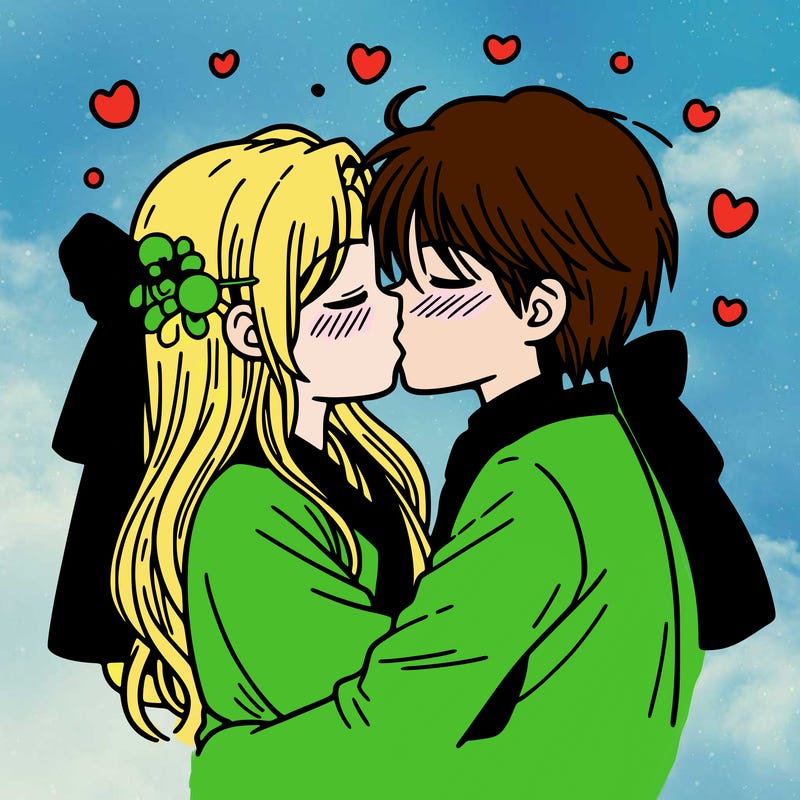 kissing