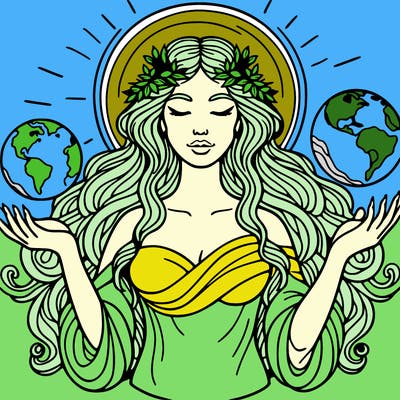 earth goddess realistic