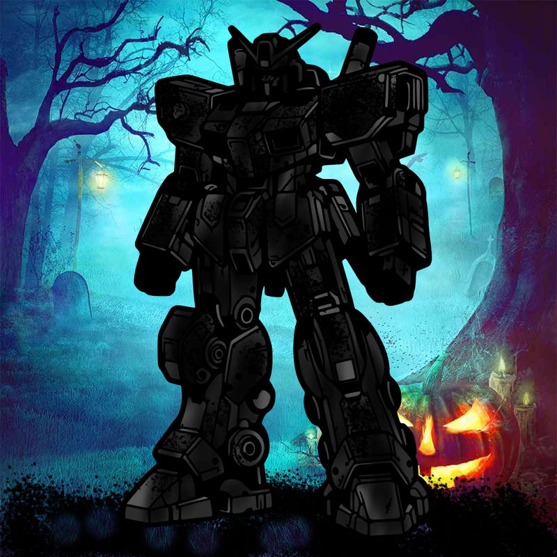 mecha covered in battle scars.