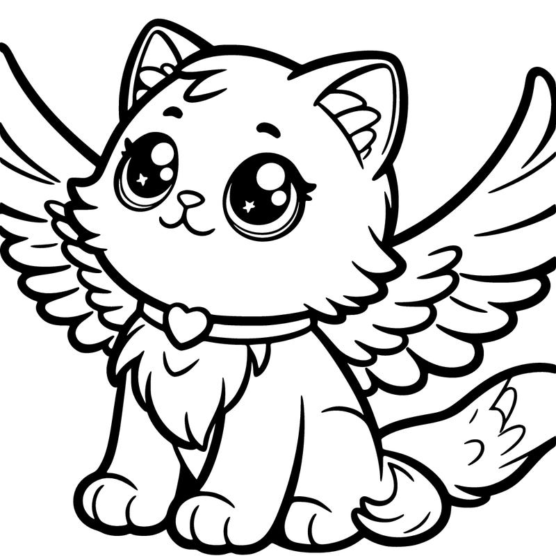cat with wings