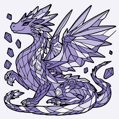 crystal dragon
