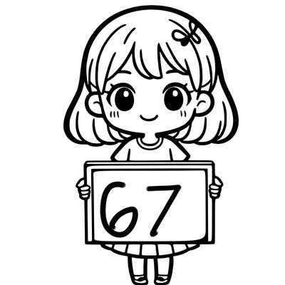 girl holding sign