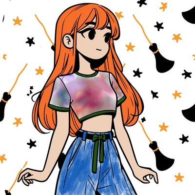 girl in a cute crop top