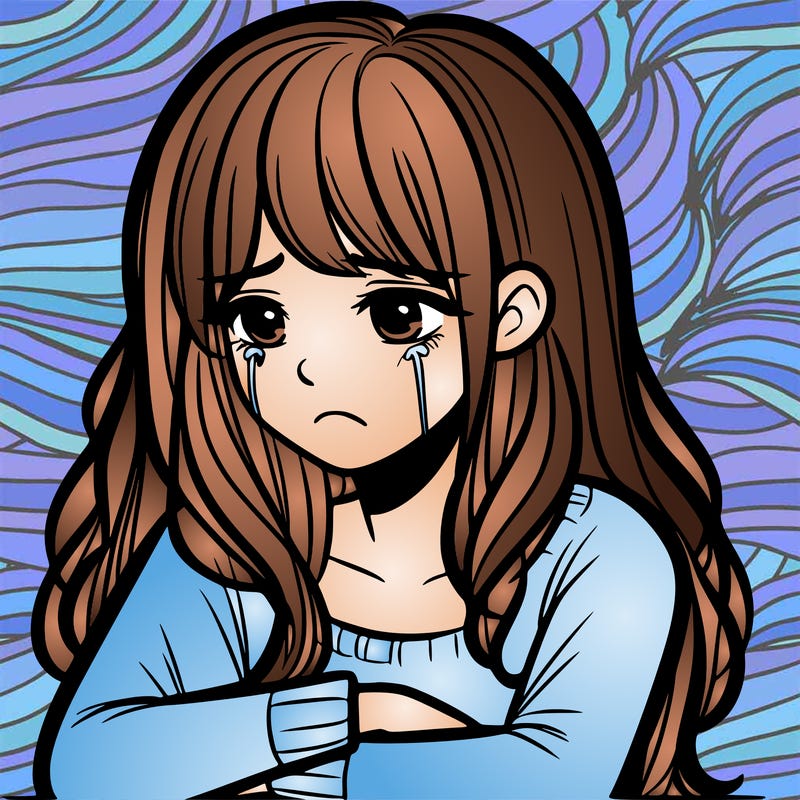 sad girl teenage