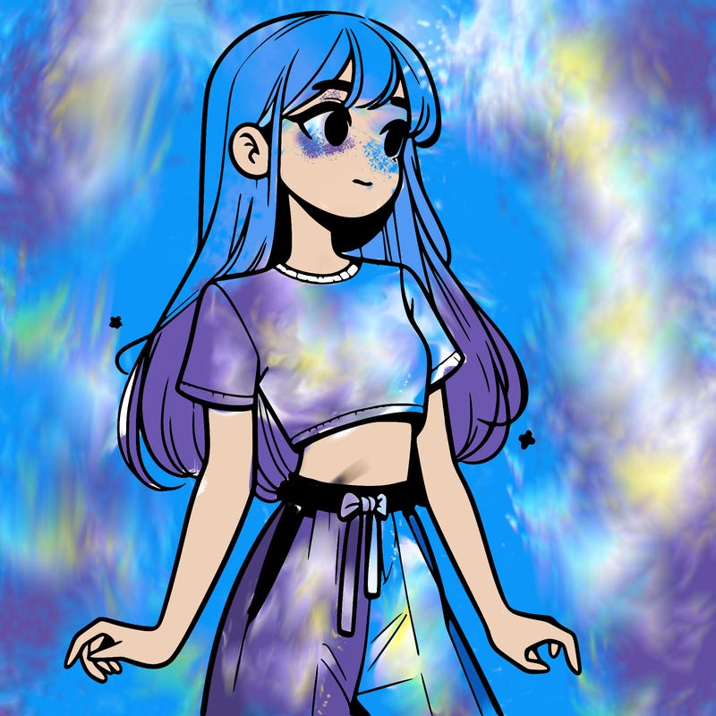 girl in a cute crop top