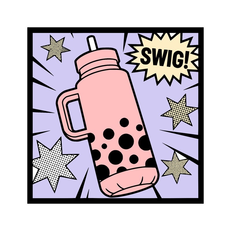 light pink stanley 32 ounce water-bottle