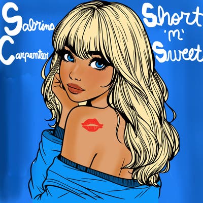 realistic girl with bangs looking over her shoulder