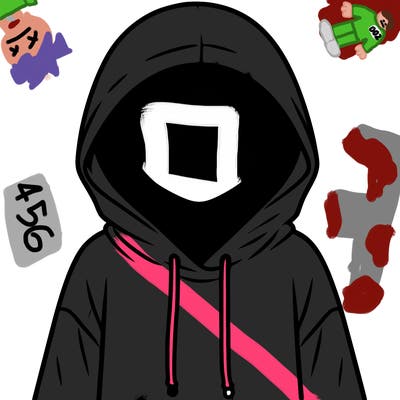 faceless girl in hoodie