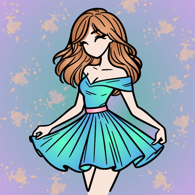 woman in skirt