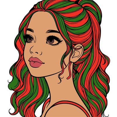 beautiful realistic girl