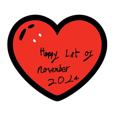 a blank heart