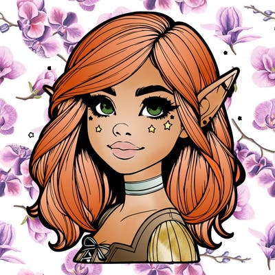 realistic halloween elf girl