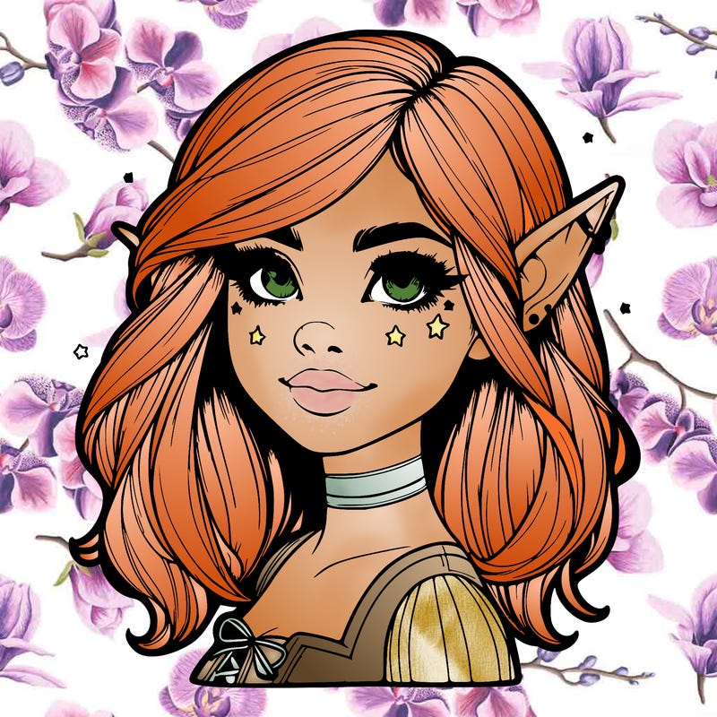 realistic halloween elf girl