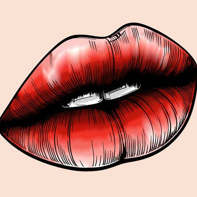 realistic lips