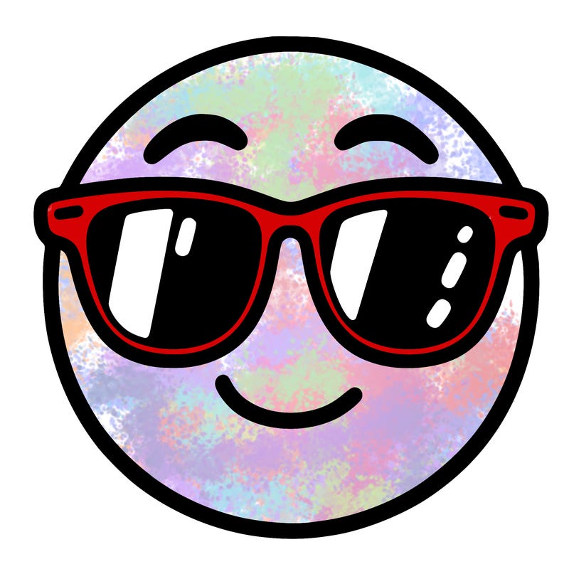 emoji with sunglasses