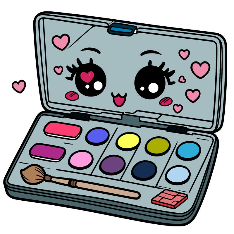 makeup pallet