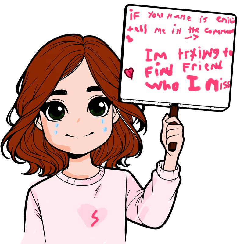 realistic girl holding up a sign