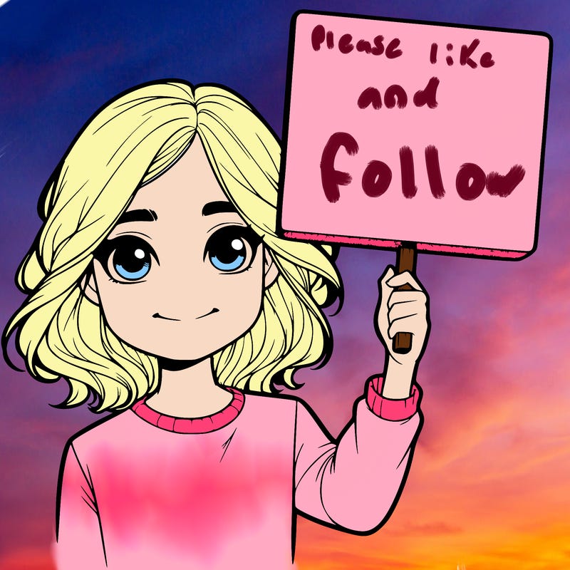 realistic girl holding up a sign